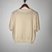 Womens St. John Basics Mock Neck Cropped Sweater, Cream, Size M, EUC!