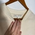 Womens St. John Basics Mock Neck Cropped Sweater, Cream, Size M, EUC!