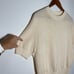 Womens St. John Basics Mock Neck Cropped Sweater, Cream, Size M, EUC!