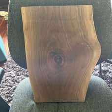 Cutting board wood live edge