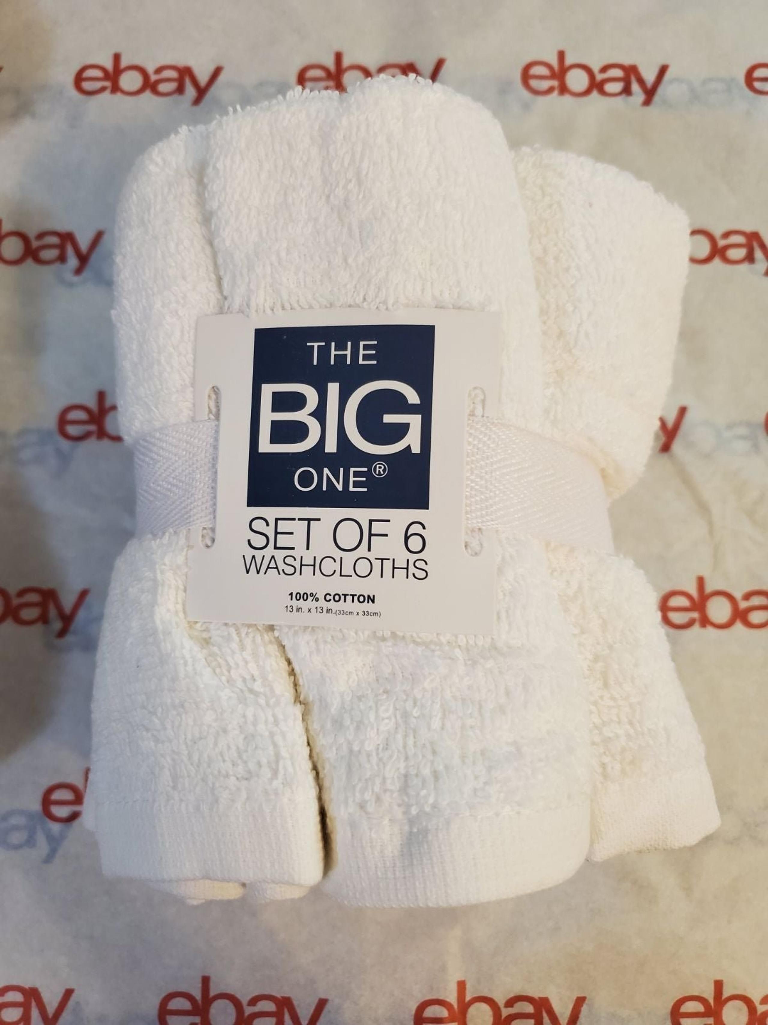 The Big One Set/ 6 Washcloths Face towel
