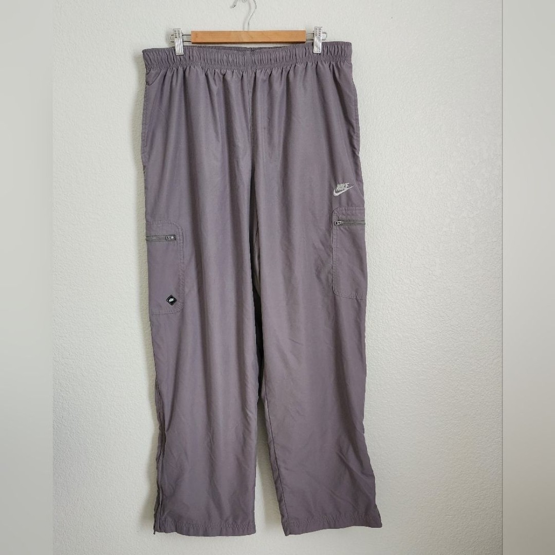 Nike Men's Gray Activewear Track Pants Size XL