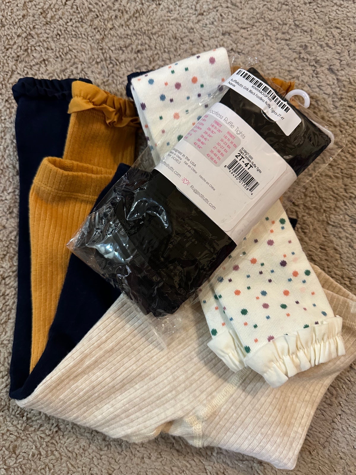 Rufflebutts tights 5 pairs