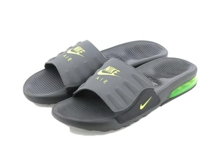 Nike Air Camden Dark Volt Slides (Size 8)