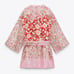 Zara LINEN BLEND PRINTED KIMONO