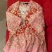 Zara LINEN BLEND PRINTED KIMONO