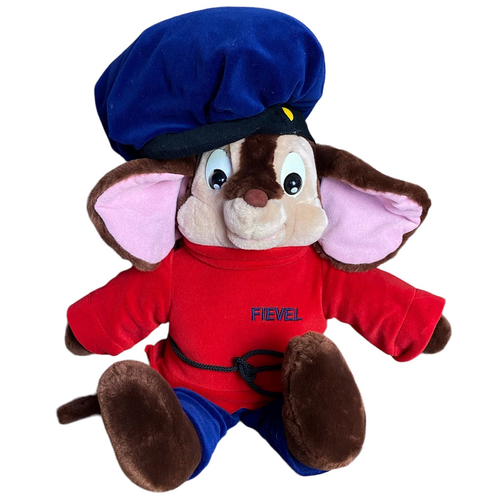 Very Rare Vintage 1980s Fievel Cassette Reader Plush