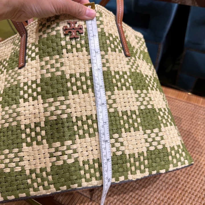 新作★Tory Burch Blake Straw Center Zip Tote 165830 Tory Burch Blake Straw Center Zip Tote 165830 Tote Bags