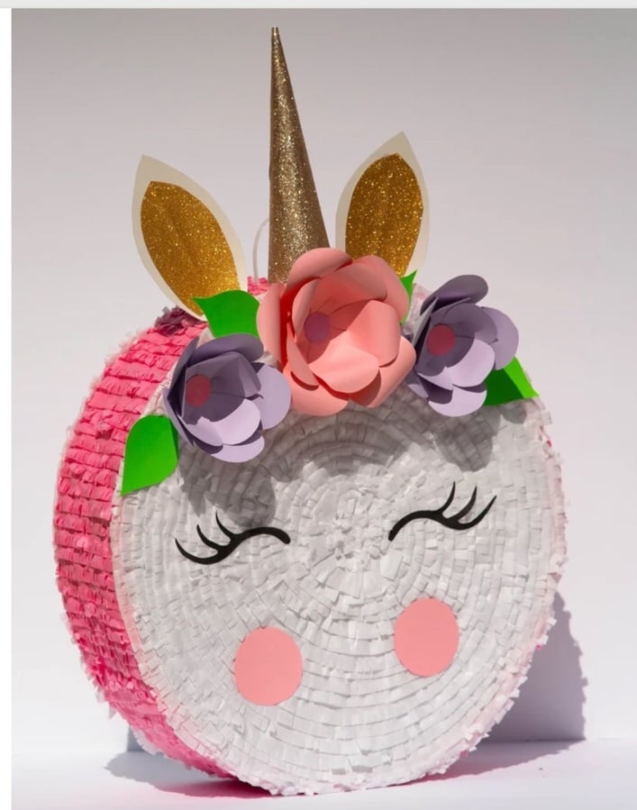 Unicorn piñatas.