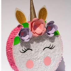 Unicorn piñatas.