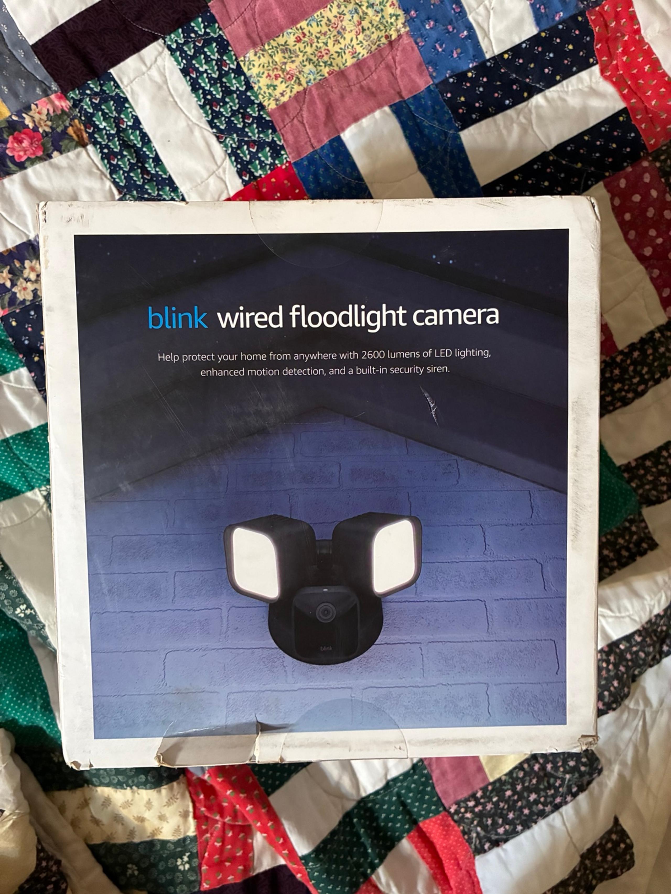 Blink Wired Floodlight Camera NEW/Unopened (Security)