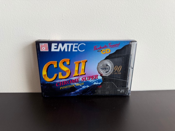 2x EMTEC Cassette Tapes SEALED BLANK NEW