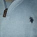 US Polo Assn 1/4 Zip Long Sleeve Pullover Blue Mens Large
