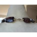 Vintage Iridescent Shell & Blue Lace Agate Beaded Choker Necklace Statement 17