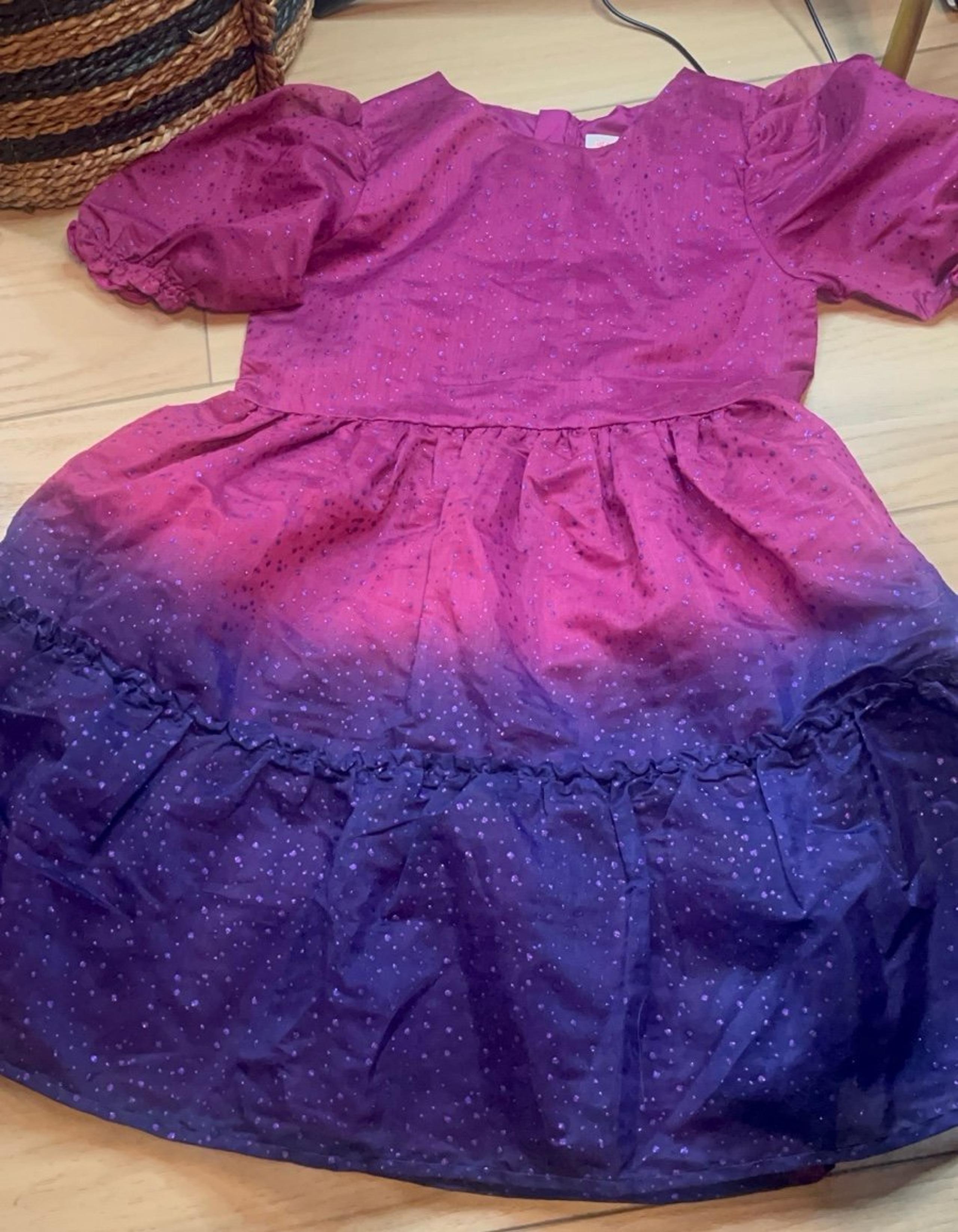 Gorgeous purple and pink Cat & Jack dress size 10/12.
