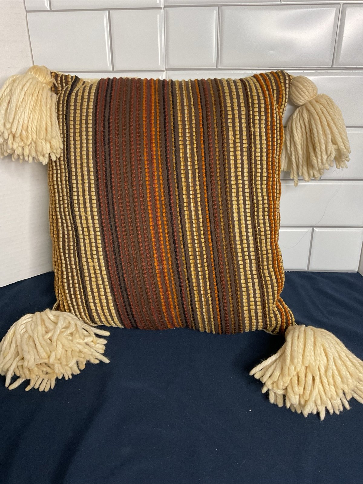 Vtg 60’s/70’s Era Throw Pillow