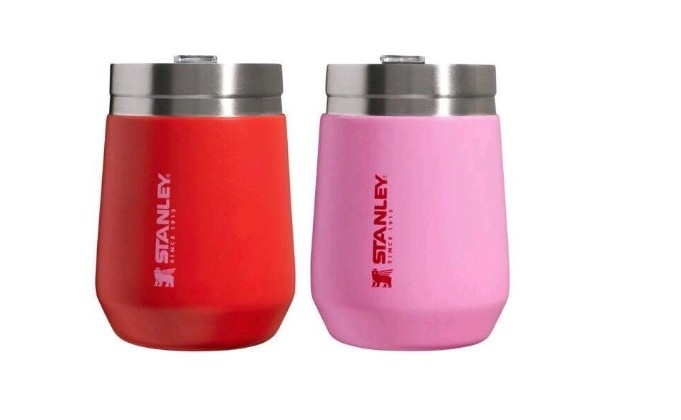 Stanley 2pk 10 oz Stainless Steel Everyday Go Tumblers Target Red/ Cotton Candy