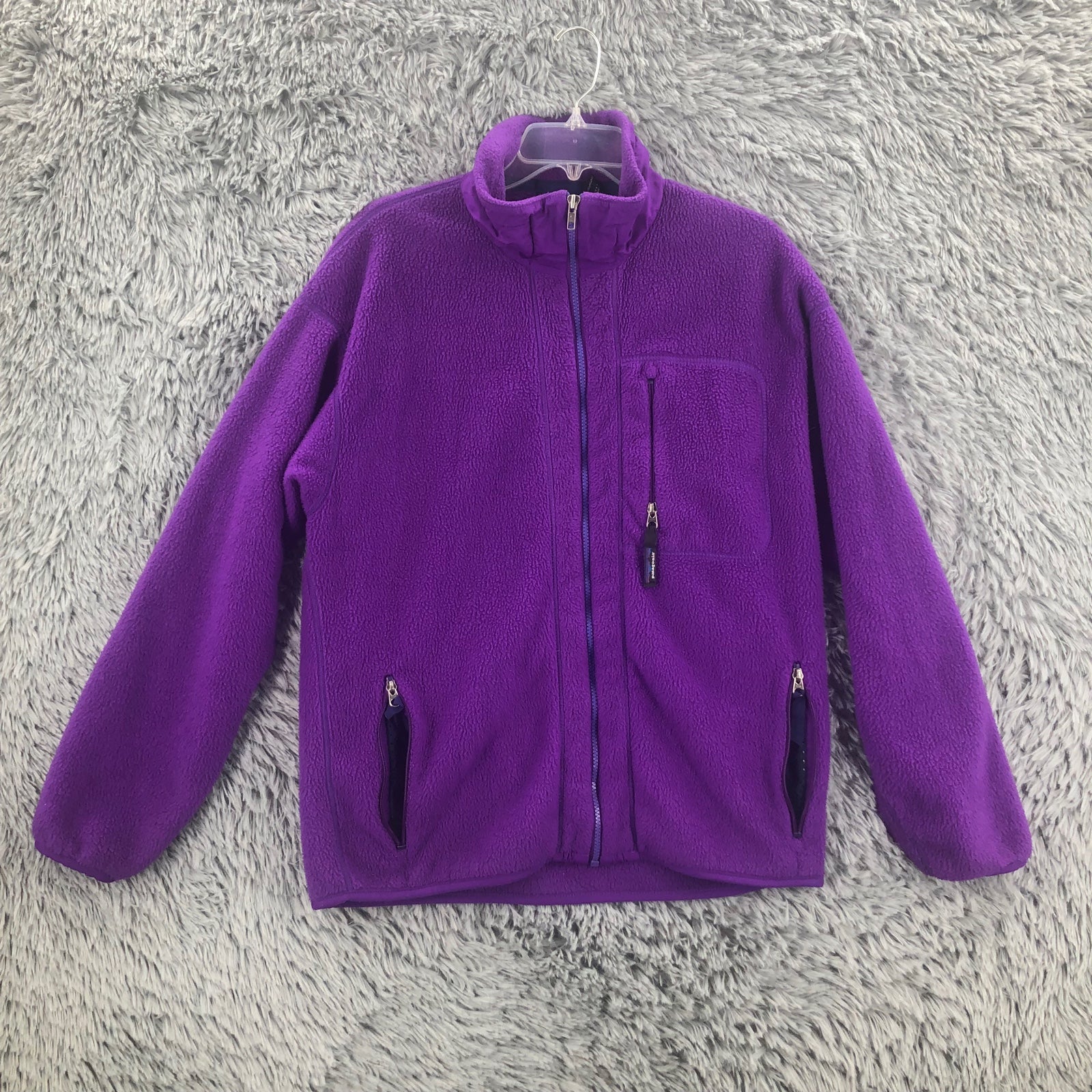 Patagonia Womens Large Purple Fleece Jacket