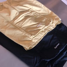 Supreme Cargo Water Shorts (black & pale yellow)