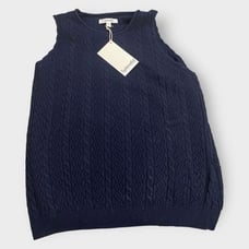 Splendid Womens Cosette Crochet Navy Tank size Medium New with Tags