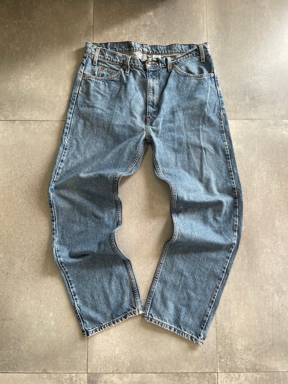 Vintage 90s Levi's 505 Orange Tab Jeans Mens 38x32 Denim 1997