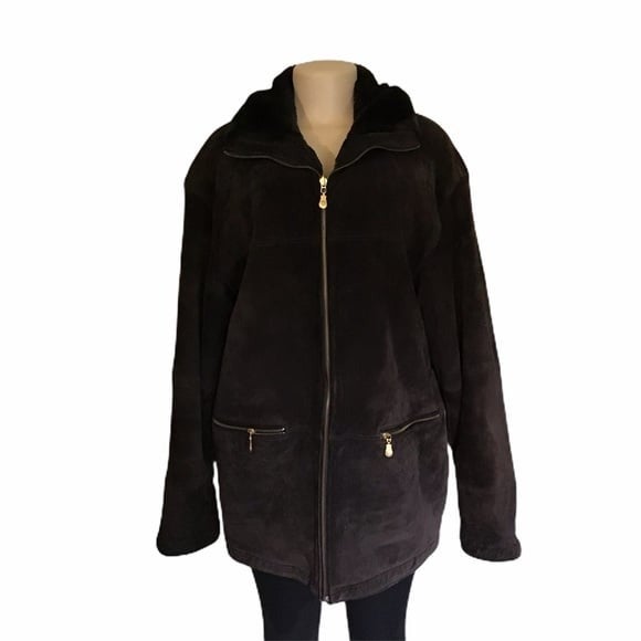 Winlit New York Brown Suede Jacket