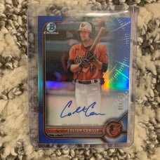 2022 Bowman Chrome Colton Cowser Auto /150