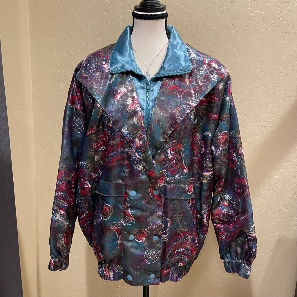 Vintage Rafael women’s Jacket Size L Multi-color