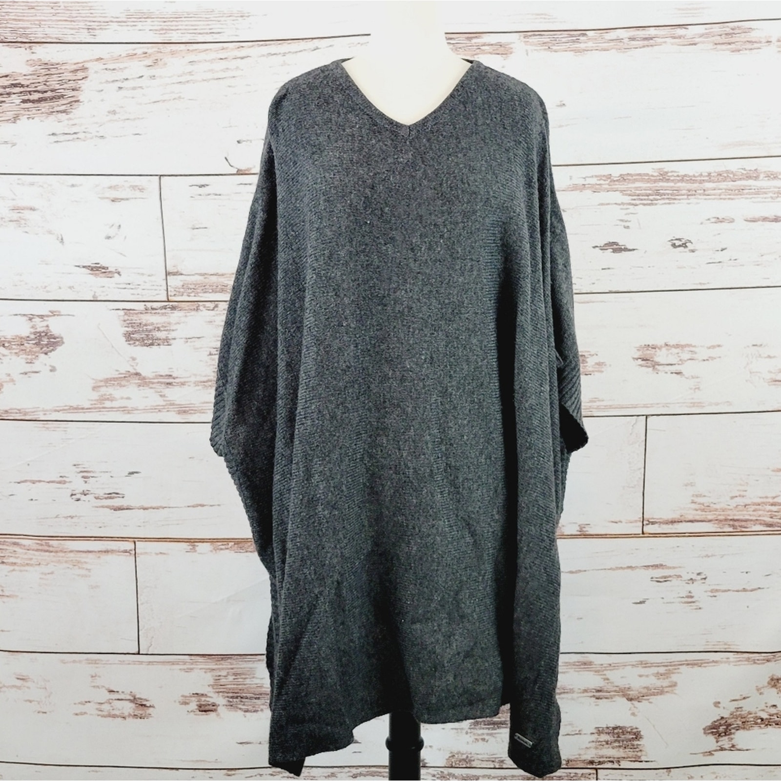 Bench oversized poncho sweater short sleeve XS