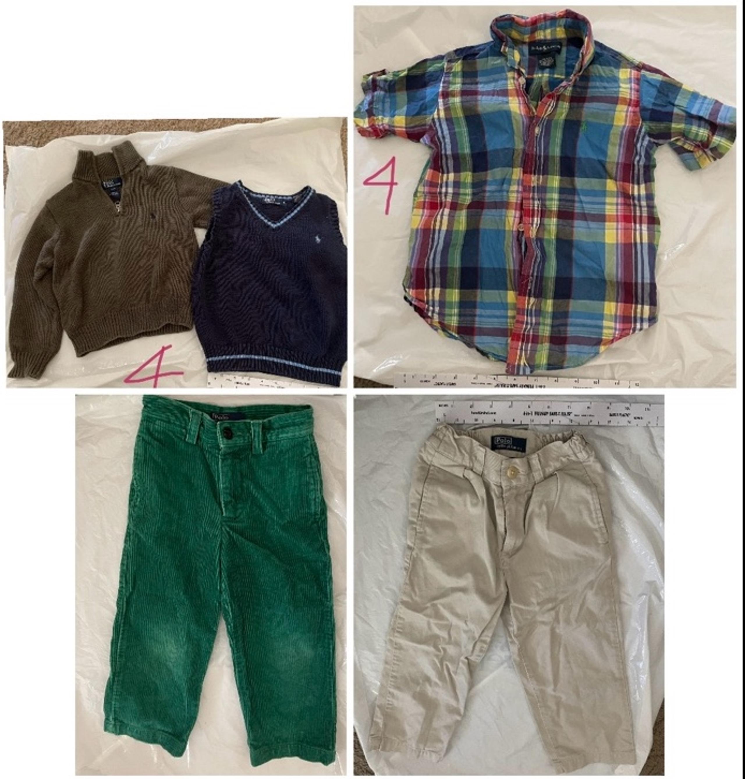 Ralph Lauren boys sweater, top, pants 4