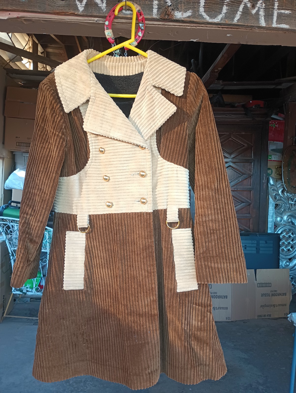 Vintage retro 80's coat