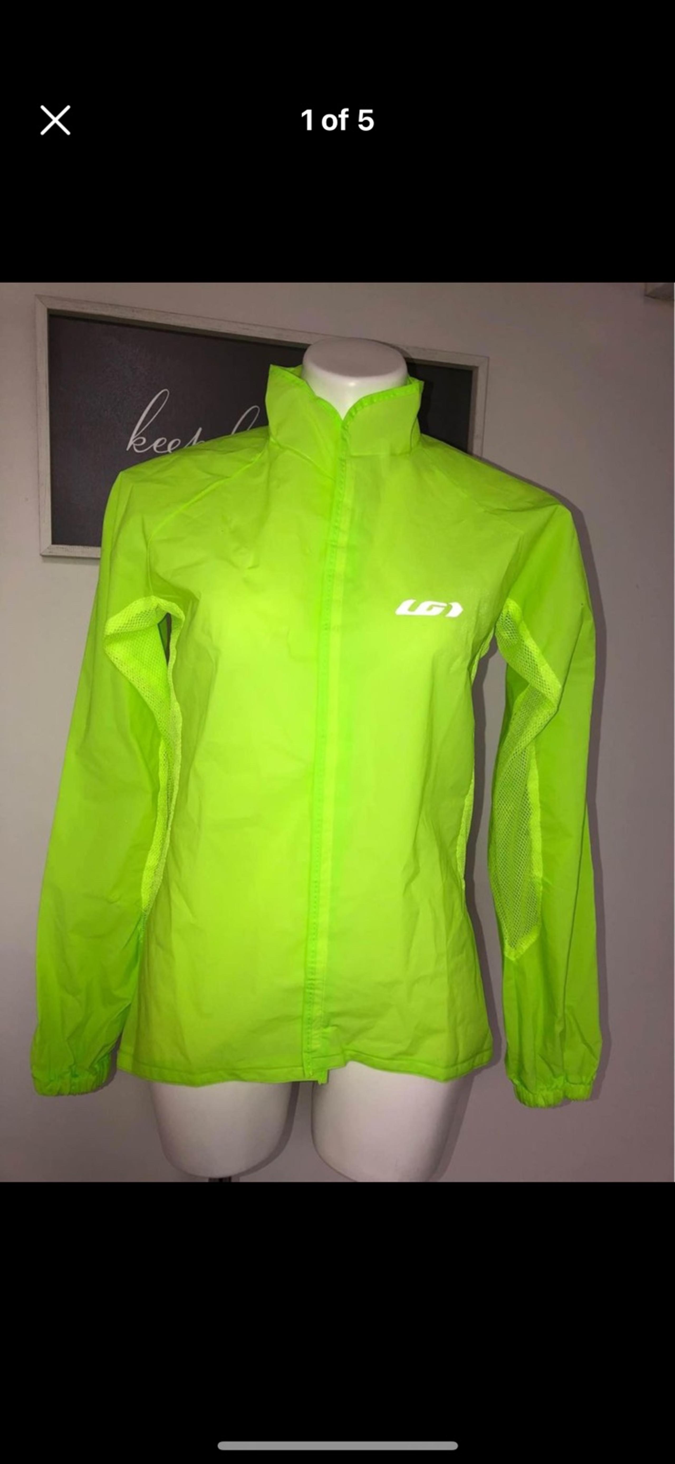 Louis Garneau cycling Windbreaker Jacket Womens Xxs Fits Size Small