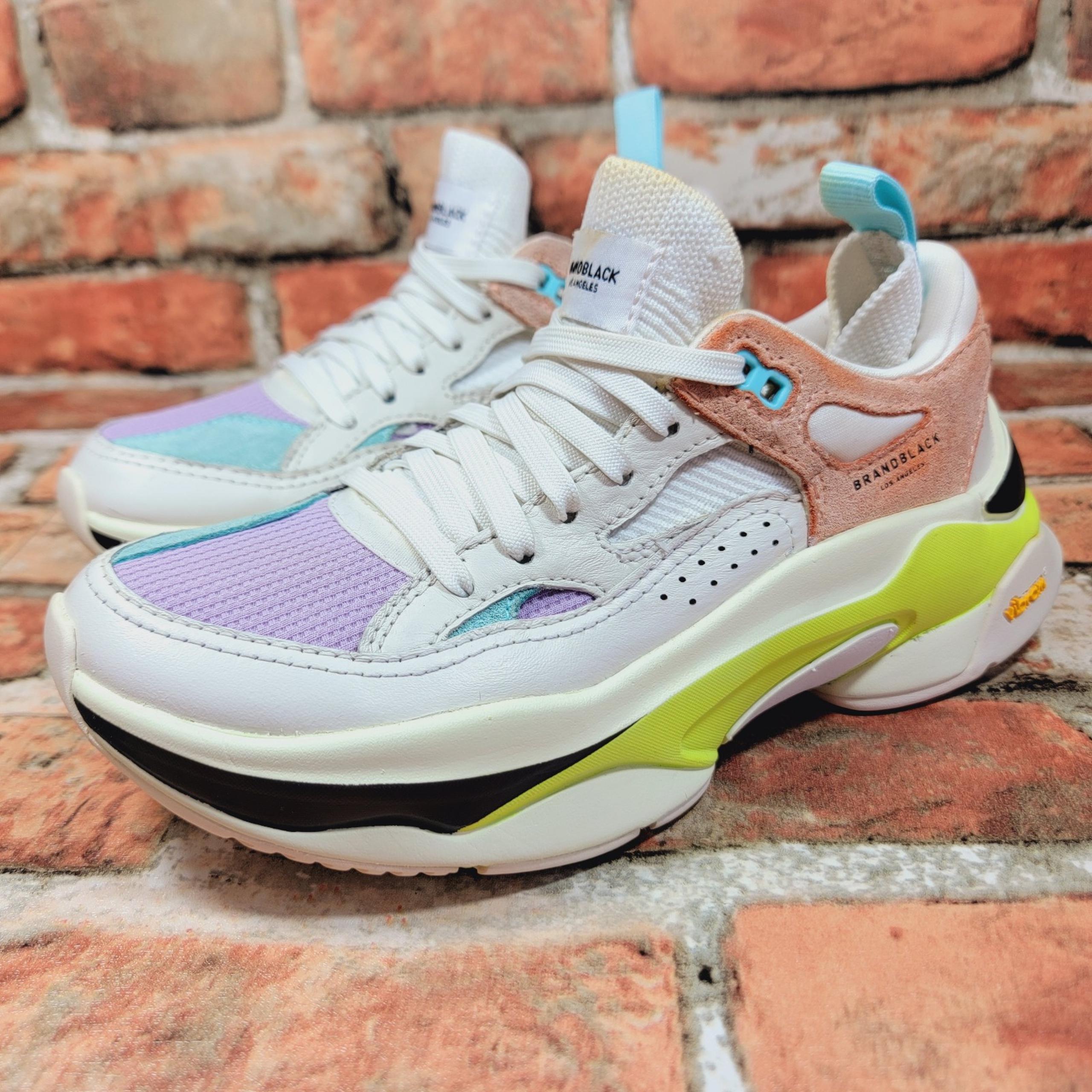 Brandblack Saga 130 Nectar /Turo /Orchid /Lime Sneakers Women's Size 6