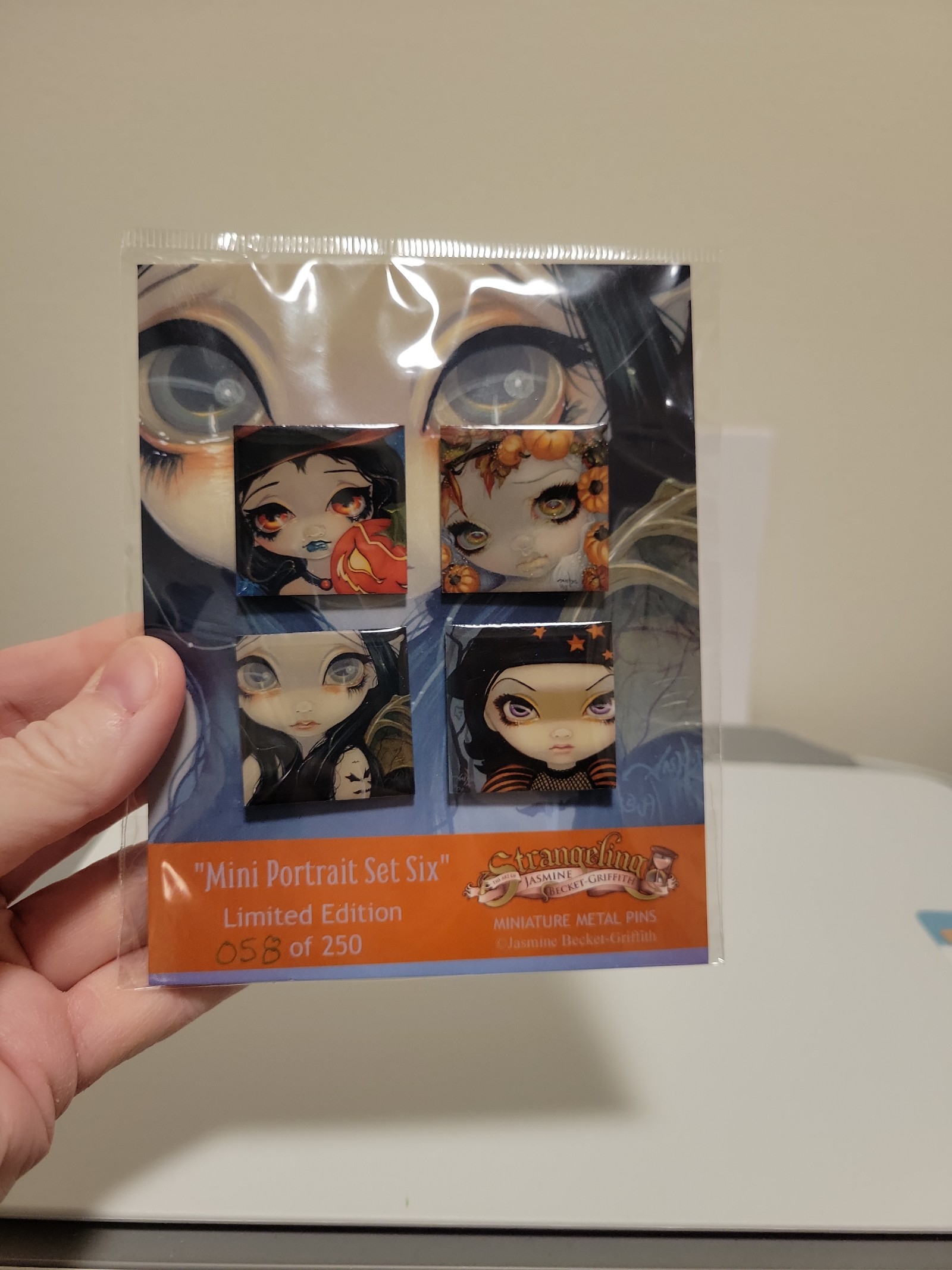 Jasmine Becket-Griffith Mini Portrait Pin Set #6