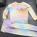 NWOT Tea collection rainbow outfit Girls size 8