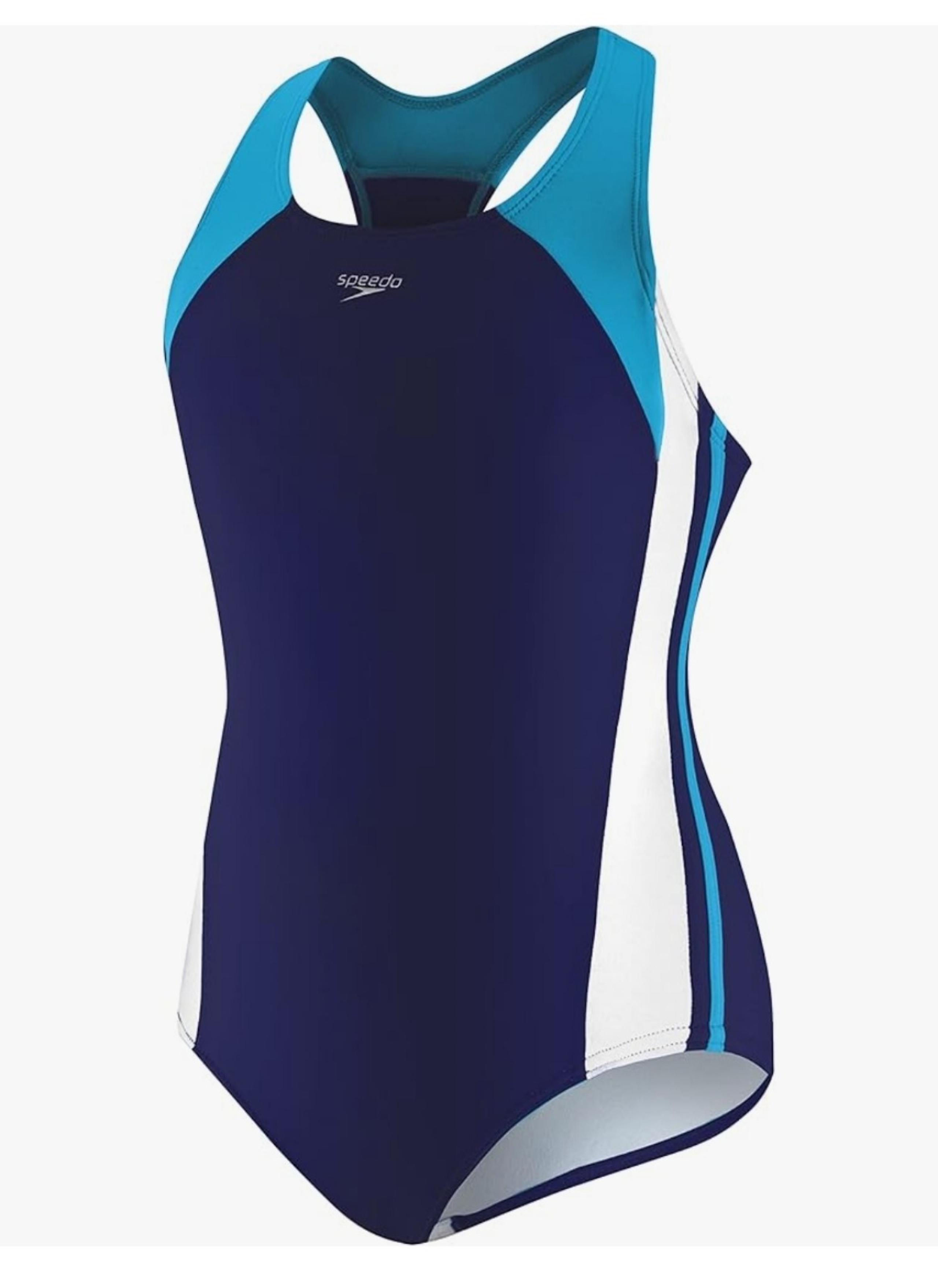 Speedo Girl's Swimsuit One Piece Infinity Splice Thick Strap