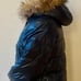 BENETTON Frost Research Dept. Down & Feather Long Black Pufffer Jacket - Large