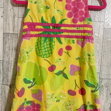 Vintage Lillly Pulitzer Fruit Shift Dress Sz 4