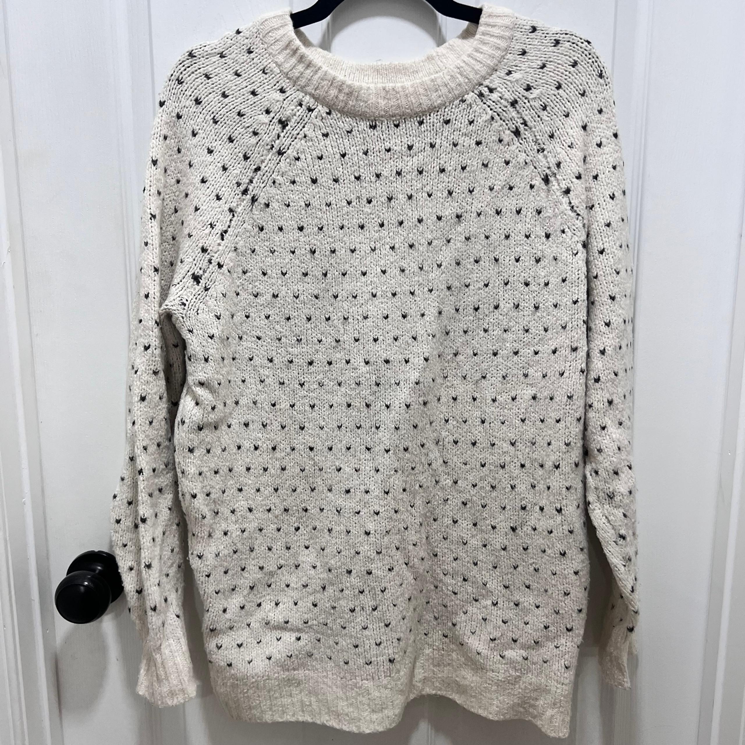 Aerie Women’s Oversized Knit Crewneck Sweater Shirt Top size XS