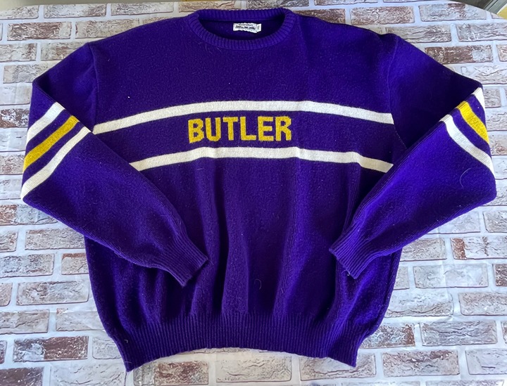 Vintage 1950s Retro Butler University Sweater Made 2XL in the USA