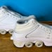 Kick Speed Roller Skate Wheels Shoes 2-in-1 Size 2.5 High Top Kids LED Lights