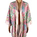 Vintage Victoria Secret Womens One Size Robe Kimono Robe Floral Pink