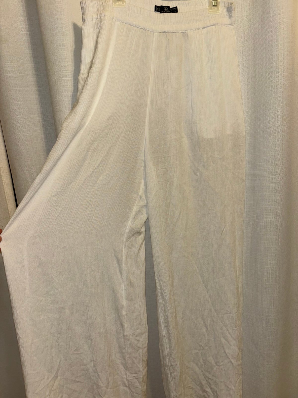 volcom white beach pants
