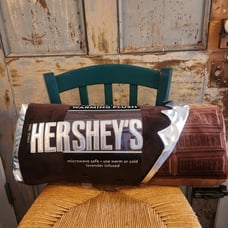 HERSHEY'S CHOCOLATE BAR WARMING PLUSH HEAT & HUG PILLOW