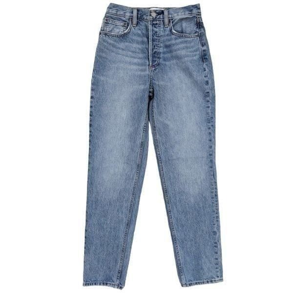 Denim Forum The 90's Boyfriend High Rise Loose 30L Jean 24W -7 yrs pctr ths bleu