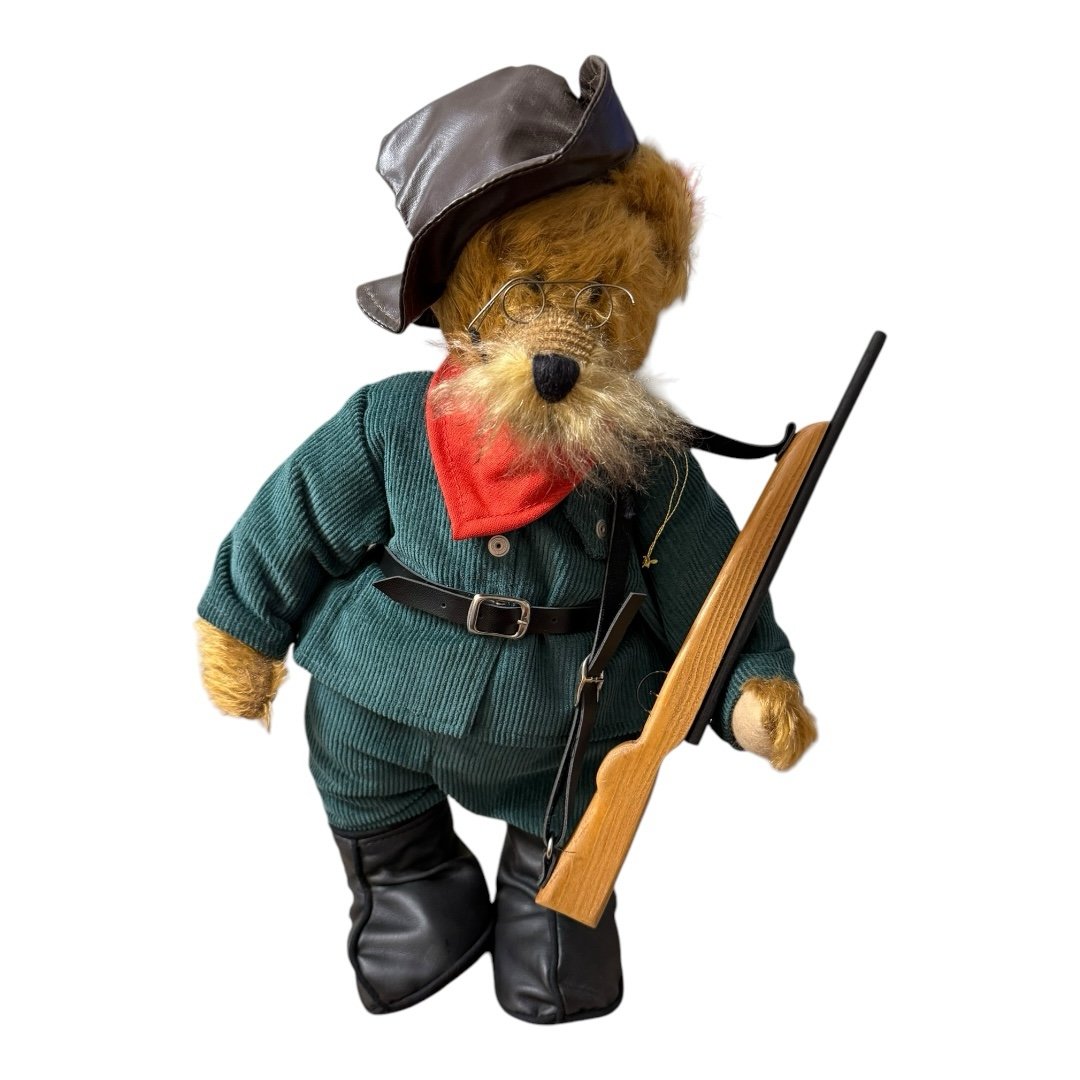 363/1000 Hermann Coburg Vintage Teddy Theodore Roosevelt Mohair Bear
