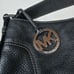 MICHAEL KORS Brown Pebbled Leather large