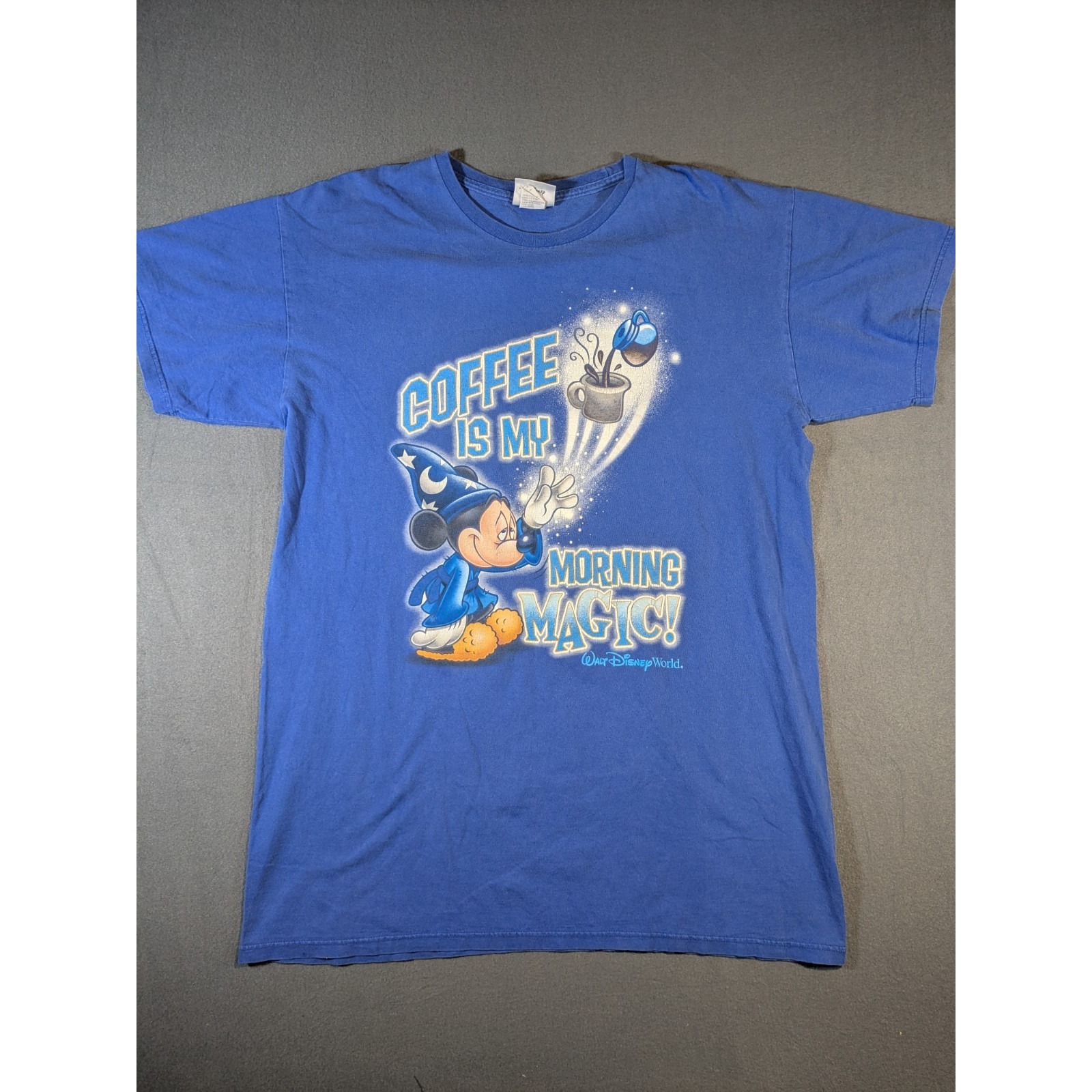 Vintage 90's Mickey Mouse Coffee T Shirt Size 2XL Sleepwear