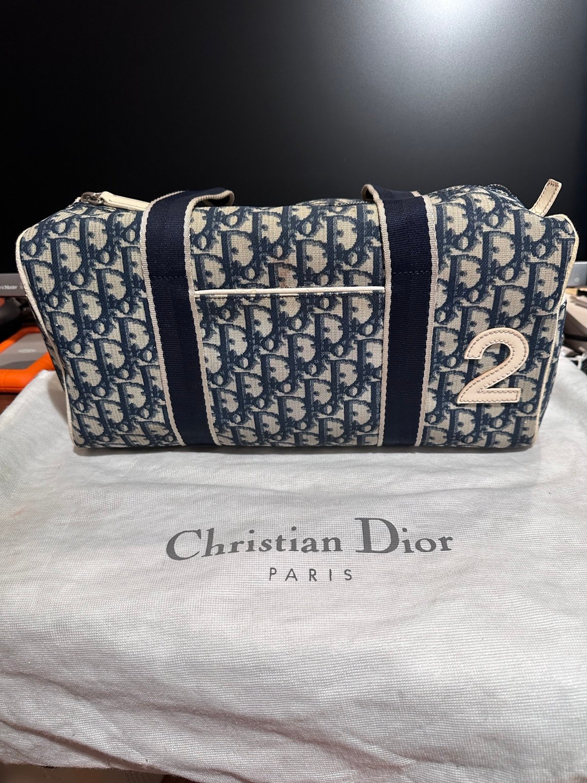 Christian Dior Blue Vintage Bag