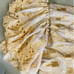 Custom Made 2-Piece Formal Skirt Suit, Beige with gold accents